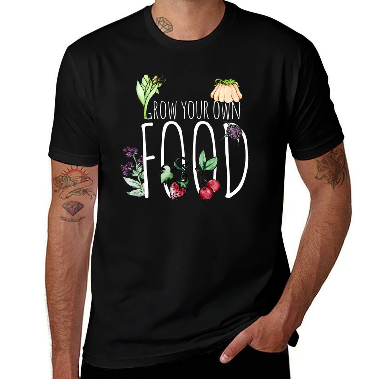 Urban Farming In China - T-shirt de mode urbaine décontracté pour