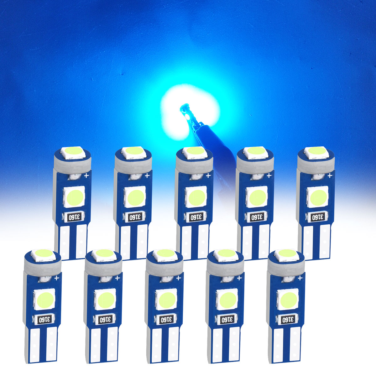 Grow Light T5 - 10/20PCS T5 W1.2W W2.3W 3030 3