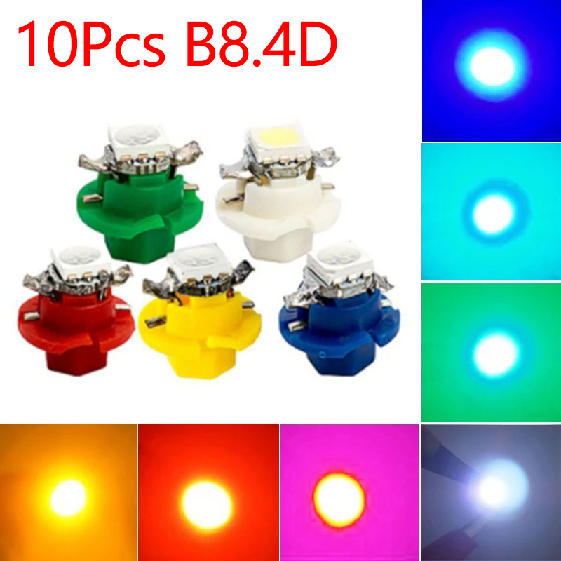 Grow Light T5 - 10 pièces 12V 7 couleurs B8.4