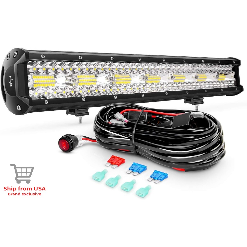 Flood Tray Table - Barre lumineuse LED Nilight 20' Combo,