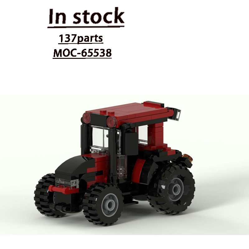 Urban Farming Building - Modèle de tracteur agricole rétro MOC-65538