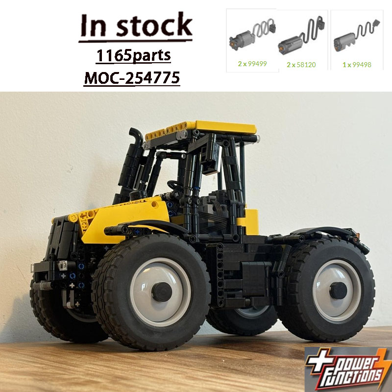 Modèle de tracteur jaune-noir  - Urban Farming Building avis et prix