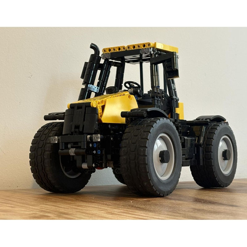 Modèle de tracteur jaune-noir  - Urban Farming Building avis et prix