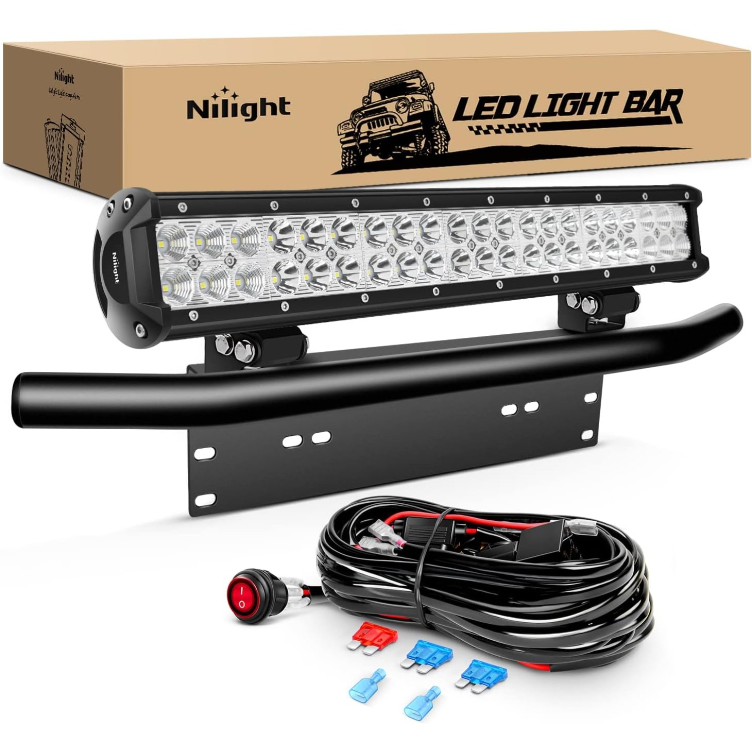 Barre lumineuse LED Nilight 20 - Flood Tray Table avis et prix